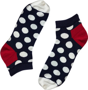 Happy Socks Men's Polka Print Ankle Length Socks