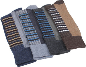 Mikado Premium Make Men's Solid Crew Length Socks