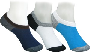 Jack & Ginni Men's Self Design Footie Socks