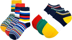 Color Fevrr Men & Women Mid-calf Length Socks