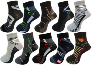 Rc. Royal Class Men's Self Design Ankle Length Socks
