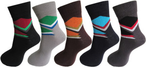 Rc. Royal Class Men's Self Design Ankle Length Socks