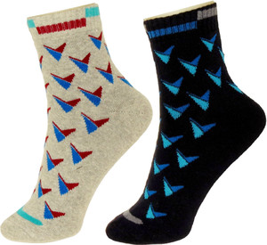 Neska Moda Men & Women Ankle Length Socks