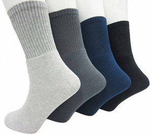 Morson TERRY Men's Solid Crew Length Socks