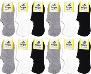 Fedger Men's Solid Low Cut Socks