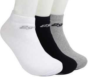 2Go Men's Solid Ankle Length Socks