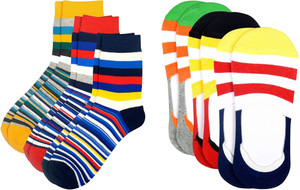Color Fevrr Men & Women Mid-calf Length Socks