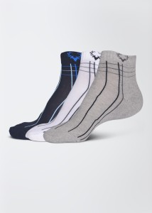 Allen Solly Men's Striped Ankle Length Socks