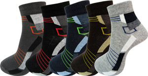 Rc. Royal Class Men's Self Design Ankle Length Socks