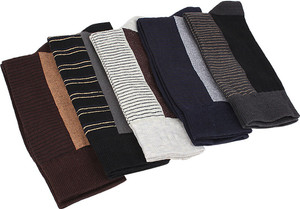 Mikado Rich Quality Men's Printed Crew Length Socks