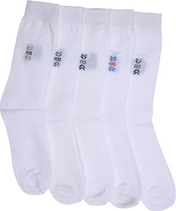 Mikado Simple Delight Men's Solid Crew Length Socks