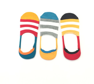 Sir Michele Men's Solid No Show Socks