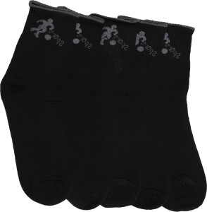 Mikado Solid Make Men's Embellished Ankle Length Socks