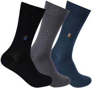 Goyal Knitting Men's Solid Mid-calf Length Socks