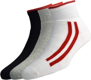 Peter England Men's Striped Ankle Length Socks