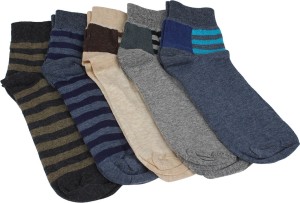 Mikado Stylish Make Men's Printed Ankle Length Socks