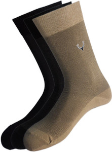 Allen Solly Men's Solid Mid-calf Length Socks