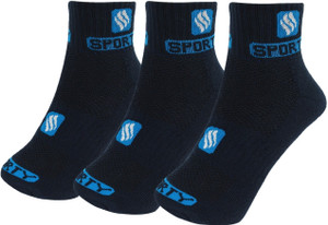 ANKLE Men's Solid Ankle Length Socks