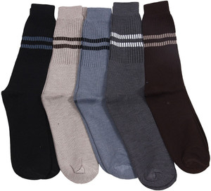 Mikado Men's Embellished Crew Length Socks
