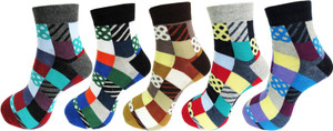 Rc. Royal Class Men's Self Design Ankle Length Socks