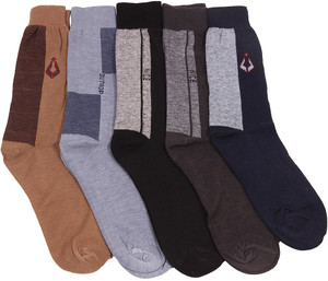 Mikado Men's Embellished Crew Length Socks