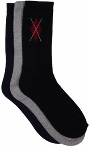 Marc Men's Self Design Ankle Length Socks