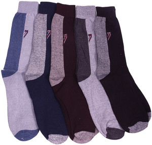 Mikado Men's Embellished Crew Length Socks