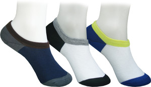 Jack & Ginni Men's Self Design No Show Socks