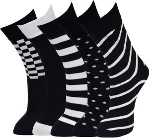Vinenzia Men's Graphic Print Crew Length Socks