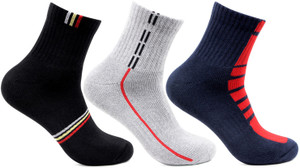 Bonjour Men's Printed Ankle Length Socks