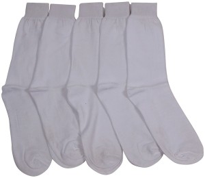 Mikado Men's Solid Crew Length Socks
