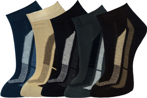 Marc Men's Self Design Ankle Length Socks