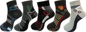 Rc. Royal Class Men's Self Design Ankle Length Socks