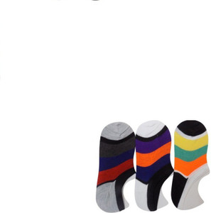 Killys Men's Striped No Show Socks