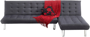 FabHomeDecor Corner Double Foam Sofa Bed