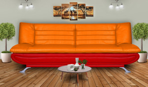 Dolphin Double Foam Sofa Bed