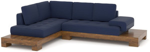 Tezerac Solid Wood 4 Seater Sofa