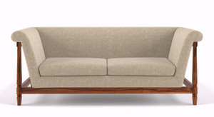 Urban Ladder Malabar Solid Wood 3 Seater Sofa