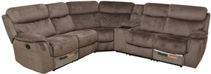 HomeTown Kingstone Fabric 5 Seater Sectional