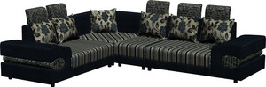 Knight Industry Fabric 6 Seater Sofa