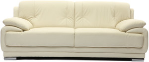 FabHomeDecor Rocco Leatherette 3 Seater Sofa