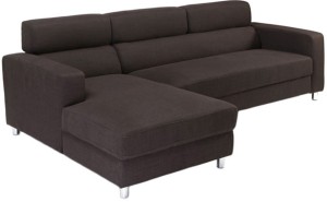 FabHomeDecor Mini L Fabric 5 Seater Sofa