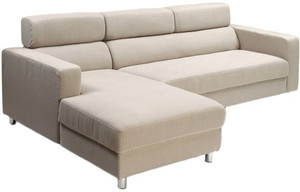 FabHomeDecor Mini L Fabric 5 Seater Modular