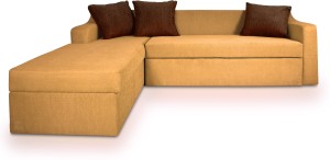 Dolphin Fabric 3 + 2 Beige-Brown Sofa Set