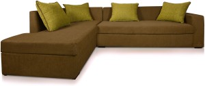 Dolphin Fabric 3 + 2 B-Green-F-Green Sofa Set