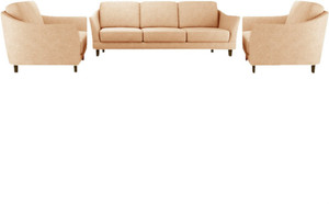 Fabhomedecor Clint Fabric 3 + 1 + 1 Camel Sofa Set