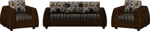 Knight Industry Fabric 3 + 1 + 1 l brown Sofa Set