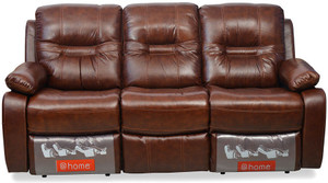 @home by Nilkamal Wilson Leatherette 3 Seater Sectional