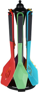 Cosmosgalaxy 7 pcs Colorful Kitchen Tools Mixing Spatula