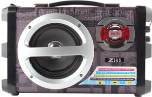 Zeus Zeus Electra Speaker - Portable Speaker with Bluetooth FM/USB/MICRO SD Play with Mic input for Karaoke sing along.Also ideal for classroom usage,Banquet halls and Many More. Portable Bluetooth Home Audio Speaker